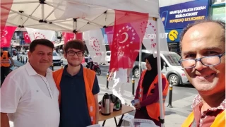 BTP K���k�ekmece�den Sefak�y�de stant �al��mas�: Gen�lerden yo�un ilgi