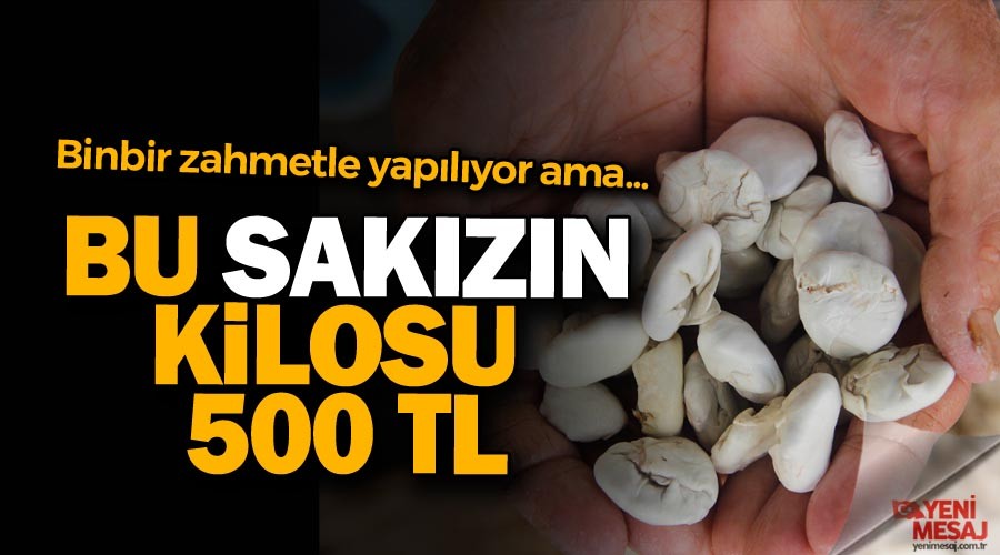 Bu sakzn kilosu 500 TL