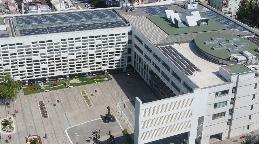 B�y�k�ehir Belediyesi �at�s�nda elektrik �retimine haz�r