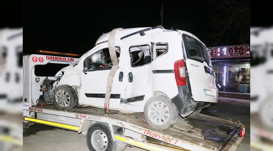 Cenaze dönüşü acı kaza