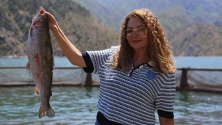 Çoruh Havzası'nda üretilen Türk somonları dünya sofralarında