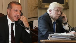 Cumhurba�kan� Erdo�an'dan, Trump'a �ifa telefonu