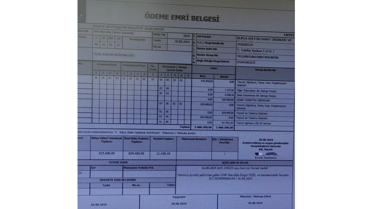 Eski Bursa Büyükşehir Belediye Başkanı Aktaş'tan Özel'e tepki