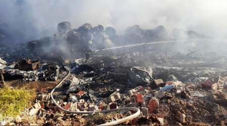 Gaziantep'te çıkan dev yangın kontrol altına alındı