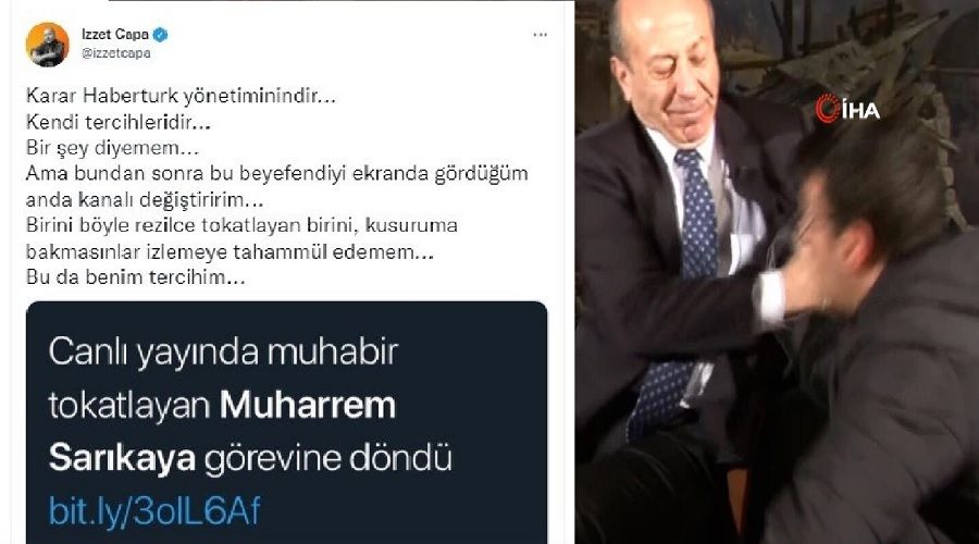�zzet �apa'dan Habert�rk'e Muharrem Sar�kaya tepkisi