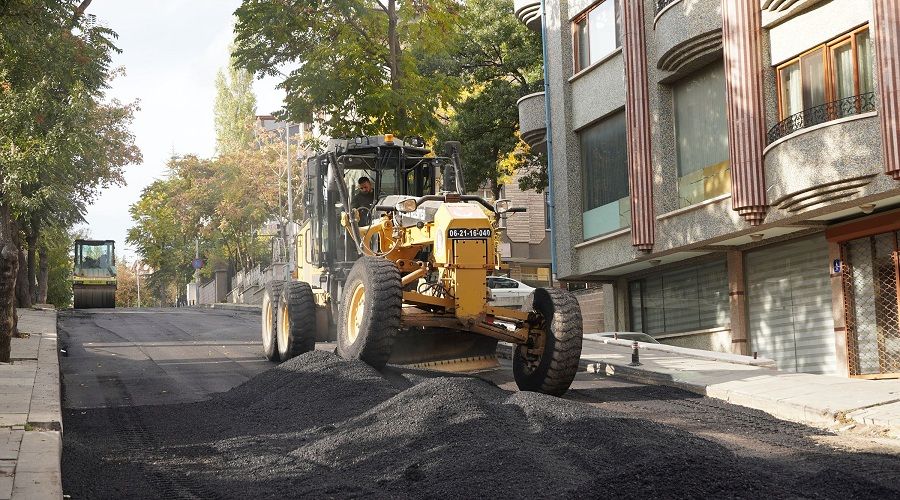 Ke�i�ren�e 360 bin ton asfalt serildi
