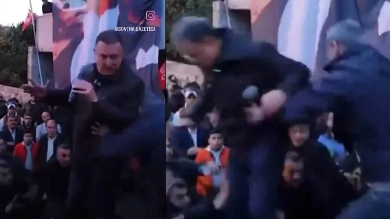 L�tf� Sava�'� Samanda�'da sahneden att�lar