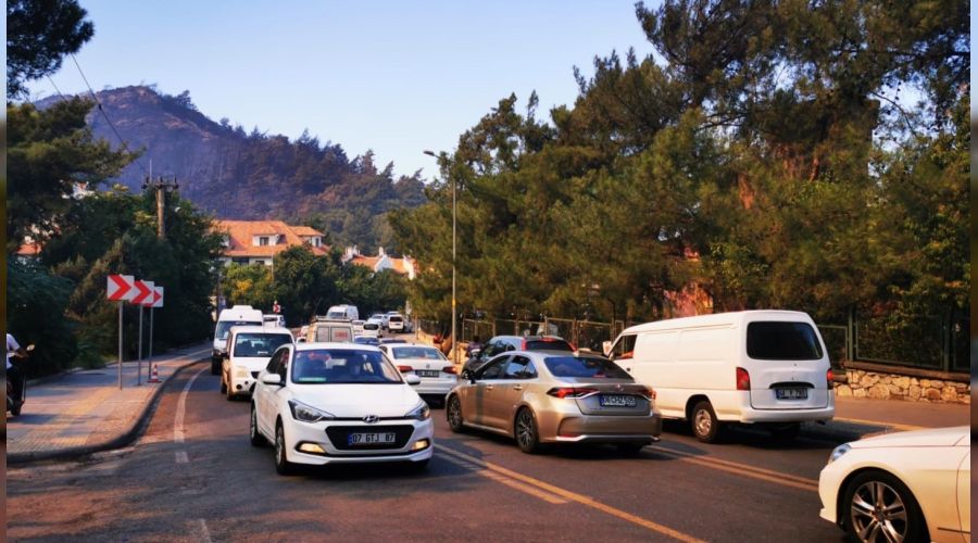 Marmaris'te tahliyeler devam ediyor