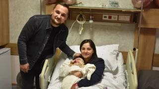 Ordu'da yeni yılın ilk bebeği dünyaya geldi