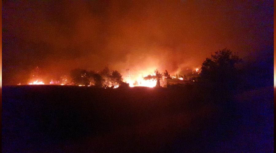 Osmaniye'deki yang�na karadan m�dahale devam ediyor