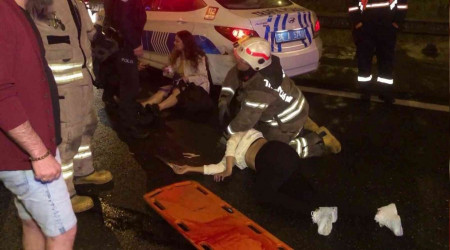 Pendik'te ayn noktada art arda 2 ayr kaza: 2'si ar 5 yaral