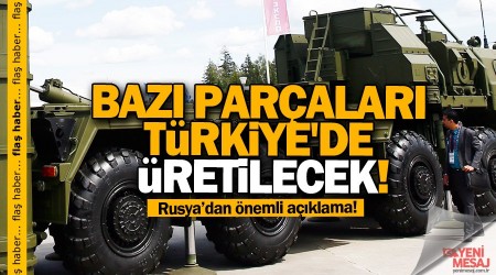 S-400'lerin bazı parçaları Türkiye'de üretilecek