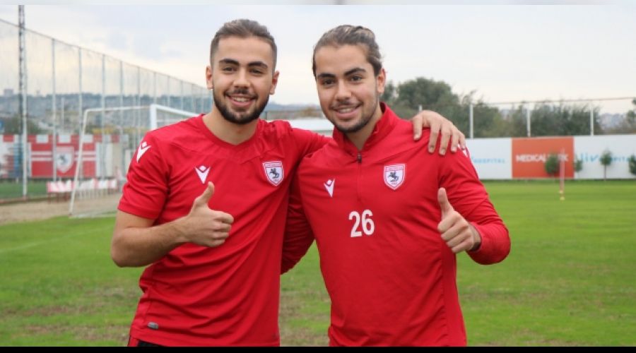 Samsunspor'un ikiz futbolcularının hedefi şampiyonluk