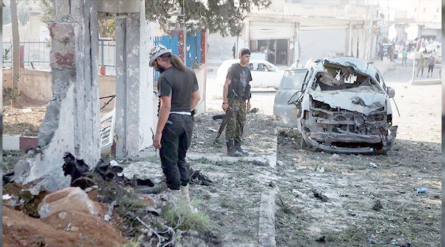 Tel Abyad'da ter�r sald�r�s�