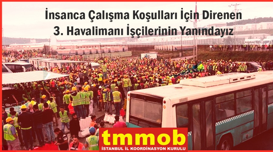  TMMOB'dan 3. Havaliman alanlarna destek