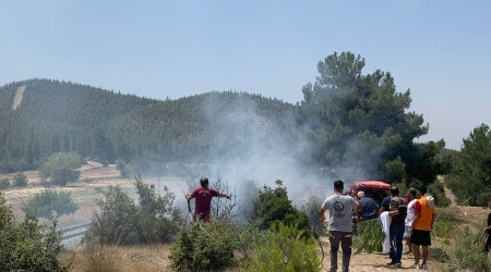 Tren yolu üzerindeki 4 noktada yangın