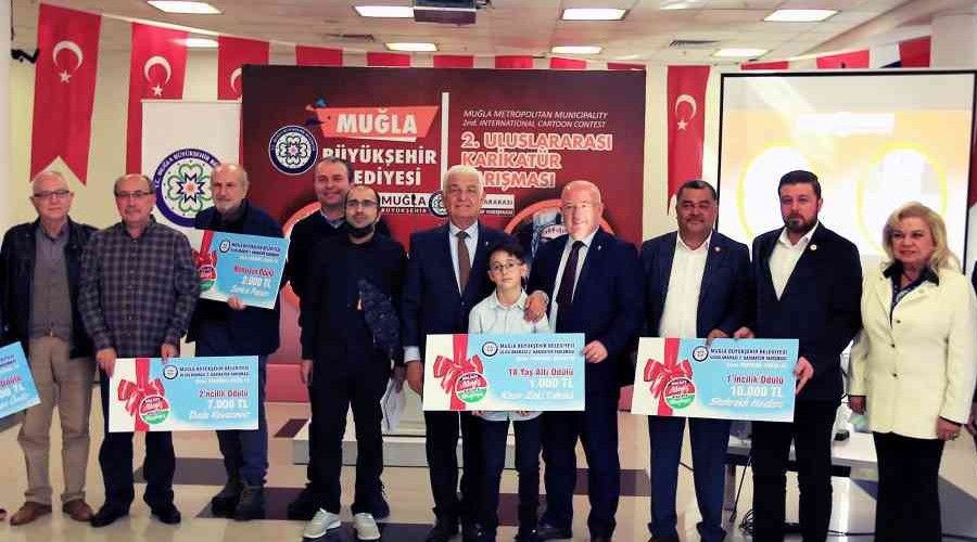 Uluslararas� karikat�r yar��mas� �d�lleri verildi