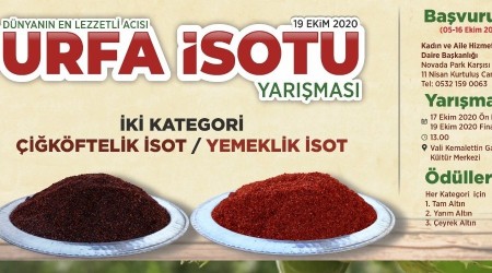 'Urfa isotu' yarışması