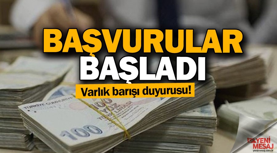 Varl�k bar��� i�in ba�vurular ba�lad�