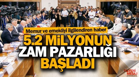Zam pazarlığı başladı