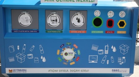 Zeytinburnu atığını dönüştürdü, ödülü kazandı