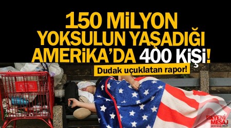 Adaletsiz paylaşım ABD'de zirve yaptı