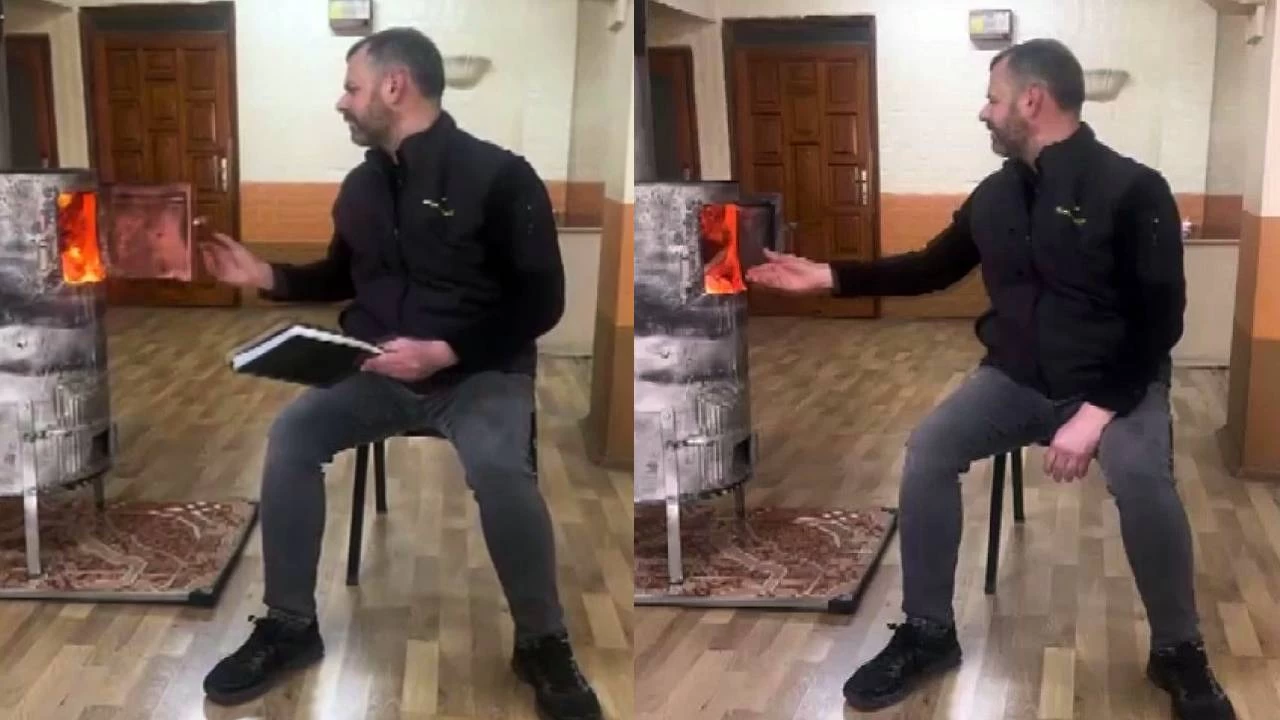 800 bin lira alaca olan esnaf, veresiye defterini sobada yakt