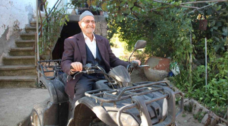 92 yaşında ATV tutkunu