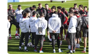 A Milli Futbol Takımı, İspanya maçının hazırlıklarını tamamladı