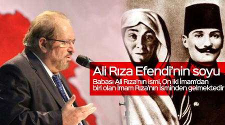 Ali Rıza Efendi’nin soyu