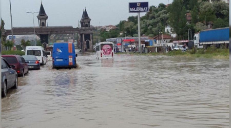 Ankara'da su baskn, sel ve  uyars