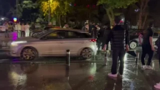 Ba�dat Caddesi�nde �ampiyonluk kutlamas�nda gerginlik