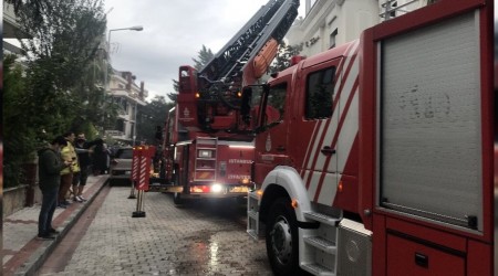 Bakırköy'de patlayan çamaşır makinesi korkuttu