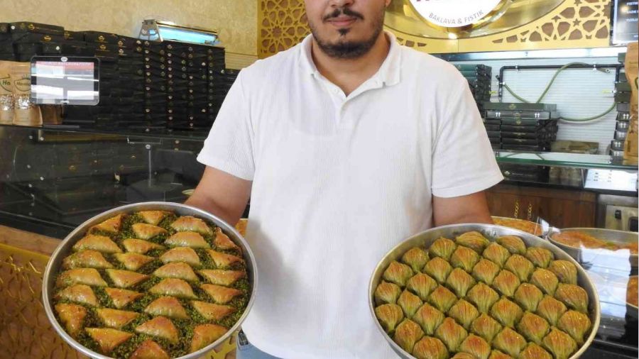 Baklavacıların bayram mesaisi başladı