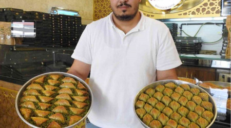 Baklavacıların bayram mesaisi başladı