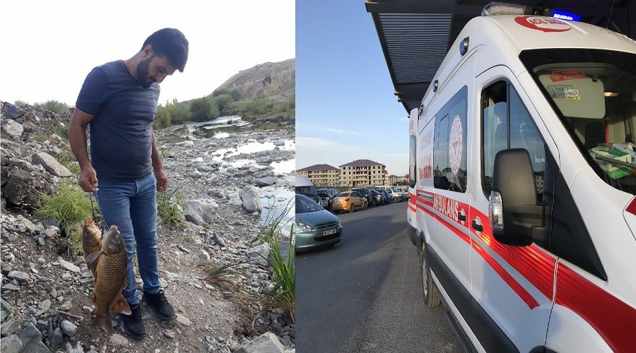 Balık tutarken elektrik akımına kapıldı