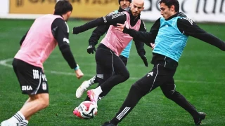 Beşiktaş, günü iki antrenmanla tamamladı