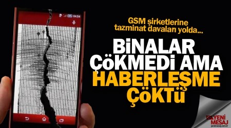 Binalardan önce şebekeler çöktü!
