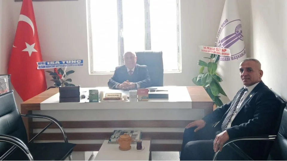 BTP Derik �l�e Te�kilat�ndan yo�un ziyaret program�