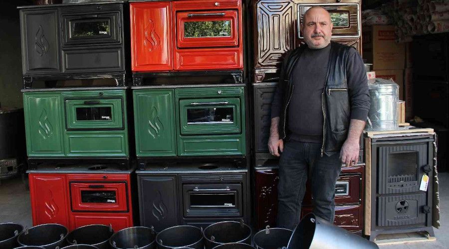 Bu k�� evleri kuzine sobalar �s�tacak