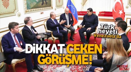 Çavuşoğlu, Maduro ile görüştü