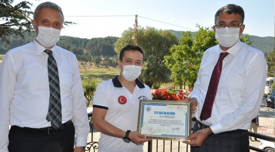 evreci balklara teekkr belgesi