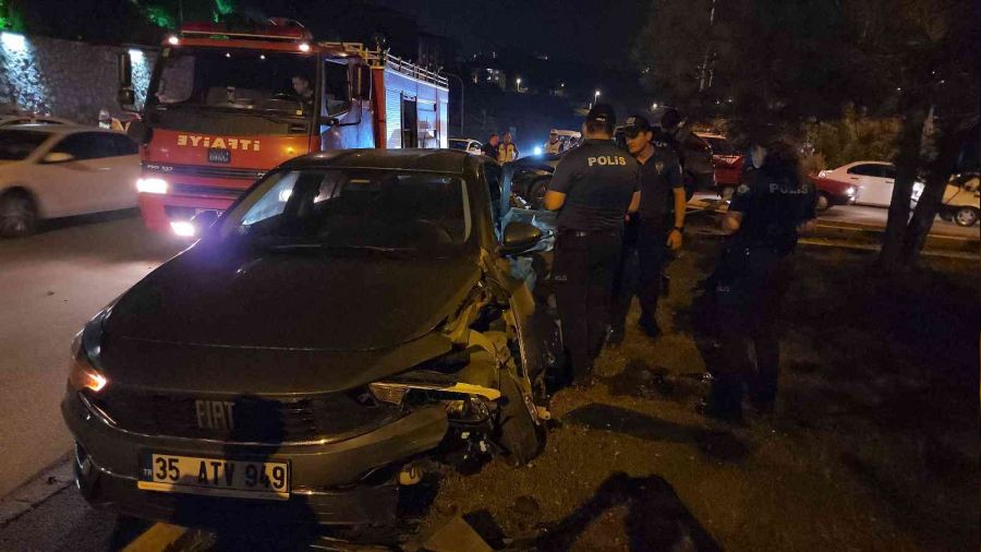 Cip otomobille çarpıştı: 3'ü çocuk 6 yaralı