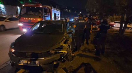 Cip otomobille çarpıştı: 3'ü çocuk 6 yaralı