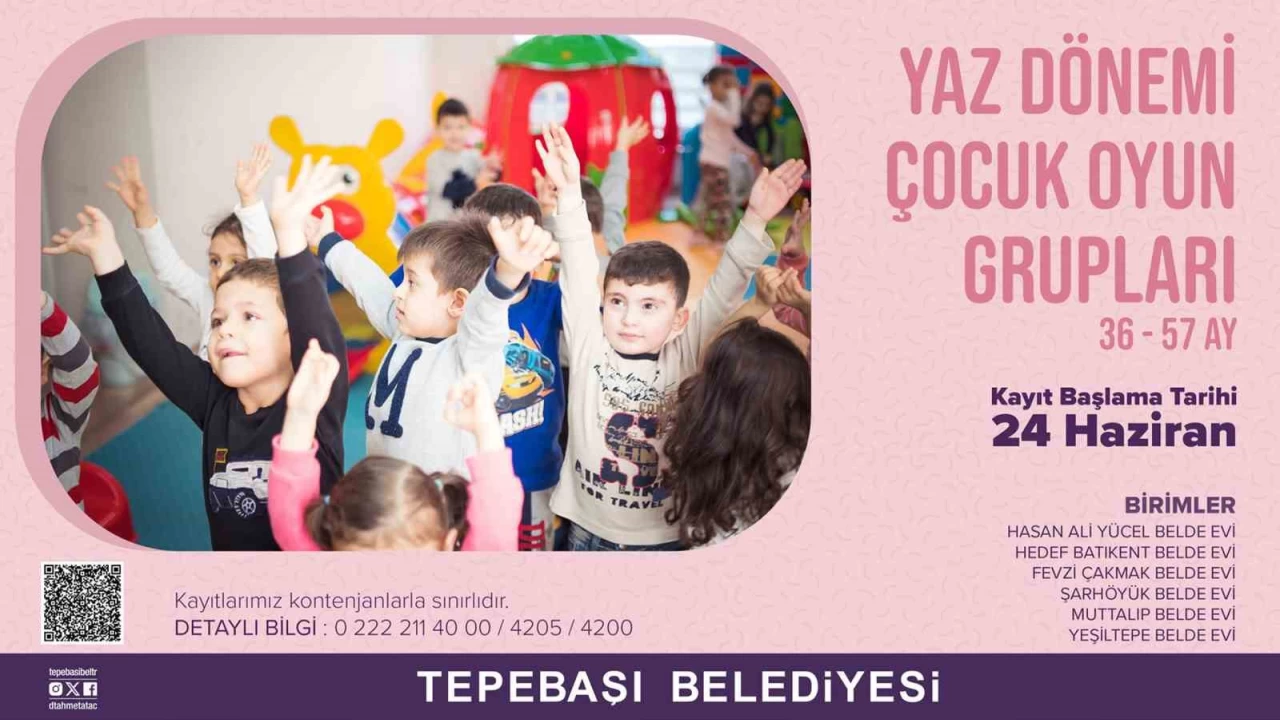 Çocuk destek programları için kayıtlar başlıyor