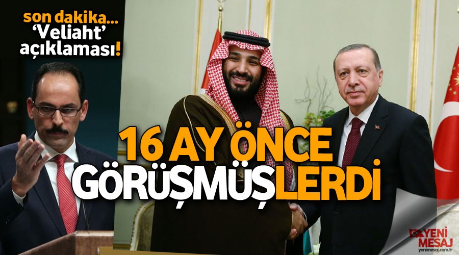 Cumhurbaşkanlığı'ndan flaş 'veliaht' açıklaması