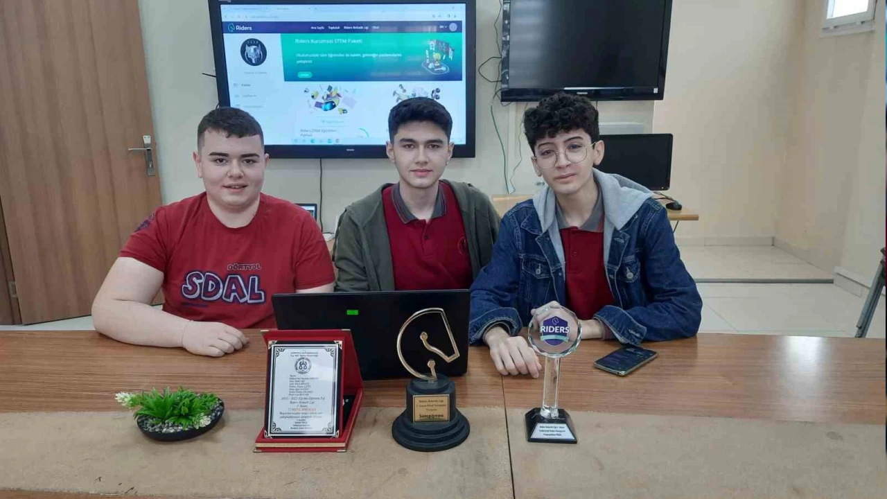 Depremin çocukları robotik kodlamada dünya üçüncüsü oldu