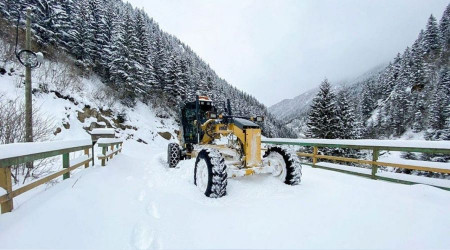 Dou Karadeniz'de 204 ky yolu ulama kapand
