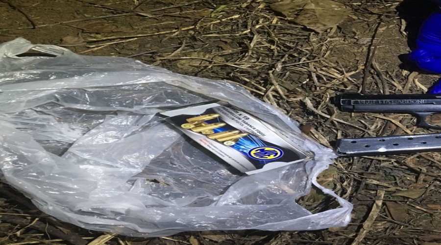 Düğün magandası silahı çalılıklara saklamış