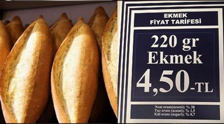 Ekmeğe yine zam göründü